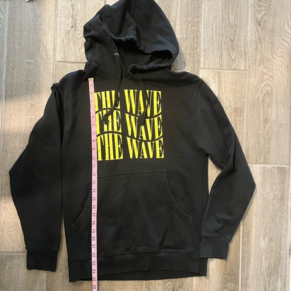 Fanjoy Unisex The Wave Pullover Graphic Hoodie Sweatshirt Small Black - Picture 6 of 7